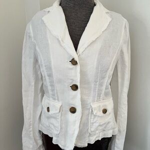 Sutton Studio Linen Blazer-PS